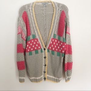 Vtg hand made grandpa oversized sweater knit